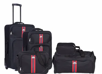 Set Master Penta, 5 buc., 2 Trolere (mediu si mic) + 3 Genti (voiaj, de avion, de cosmetice)