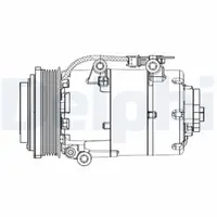 Compresor climatizare potrivit FORD C-MAX, FOCUS C-MAX, FOCUS II 1.8D 07.04-09.12