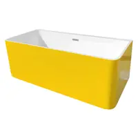Cada baie freestanding Bella WB-834 acril 170 x 75 x 58 cm galben