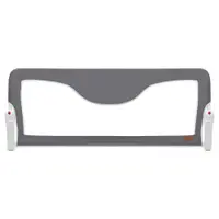 Bariera de protectie pentru pat BabyJem Safety Gri