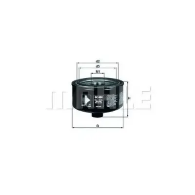 Filtru ulei MAHLE ORIGINAL OC 404