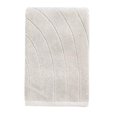 Prosop gri deschis din bumbac din frotir 70x140 cm Time – Zone