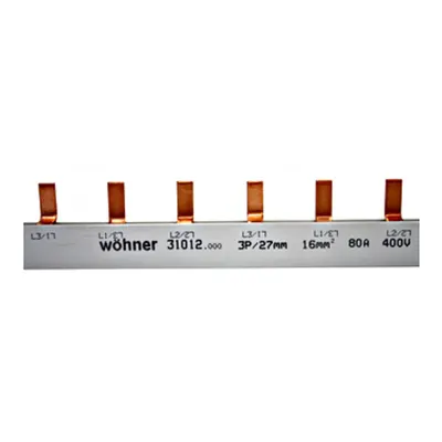 Bara colectoare cu contact tip pin 3p 16mm²