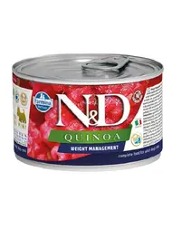 FARMINA N&D Quinoa Dog Weight Management 140 g Hrana umeda pentru caini, pentru controlul greutatii