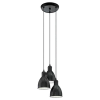 Lampa suspendata PRIDDY negru, alb 220-240V,50/60Hz IP20