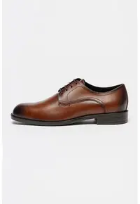 Pantofi de piele Tayil cu aspect patinat - Maro Siena