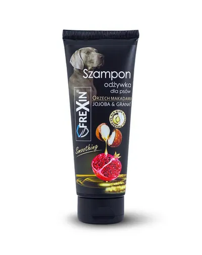 FREXIN Sampon pentru caini 2in1 cu balsam, jojoba si rodie 220 g