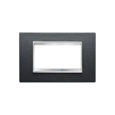 Placa ornament Chorus LUX - LEATHER - 4 module- BLACK - CHORUS