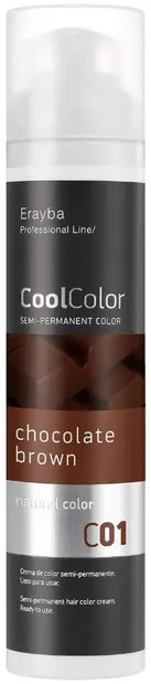 Erayba CoolColor Pigment pentru păr, C01 Chocolate Brown, 100 ml