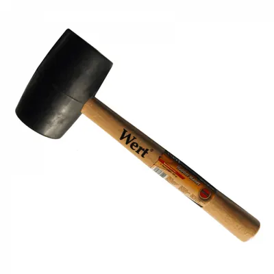 Ciocan de cauciuc Wert 2724, O53 mm, 340 g