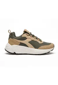 Pantofi sport dama Rave - piele naturala - kaki -