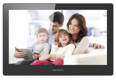 Monitor videointerfon WIFI modular 10" color Hikvision DS-KH8520-WTE1/EU ecran LCD 10" color cu touch screeen, rezolutie ecran 1