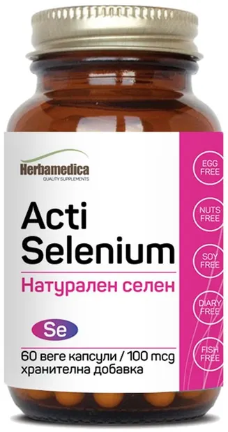 Acti Selenium, 100 mcg, 60 capsule vege, Herbamedica