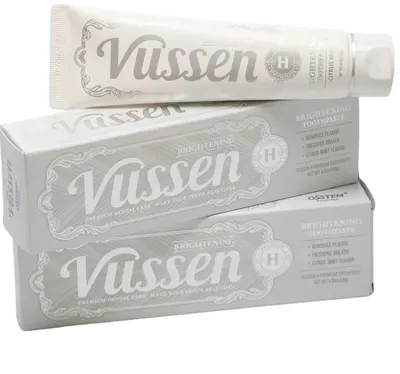 Vussen Pastă de dinți albitoare H Brightening, cu hidroxiapatită 5%, 120 ml