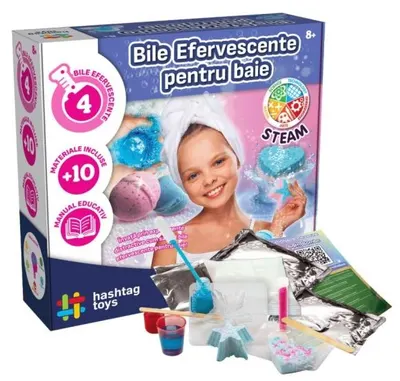 Trusă creativă Hashtag Toys - Faceți bombe de baie