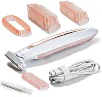 Trimmer pentru corp Elekom - 292W, alb/roz