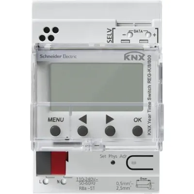 Programator orar KNX, 8 canale
