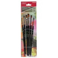 Pensule, 6buc/set par sintetic, nr.2,4,6,8,10,12 varf drept, Daco