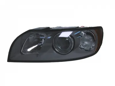 Far Stanga (H7 HB3, electric, cu motor, culoare insert: gri) potrivit VOLVO S40 II, V50