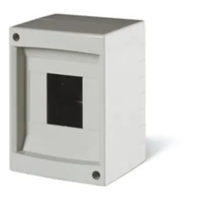 Tablou electricnIP40 montaj aparent 2/4 DIN 2/4 MOD. 130x97x84mm WHITE