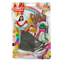 Nisip creativ, Crafy, 200 g, Negru