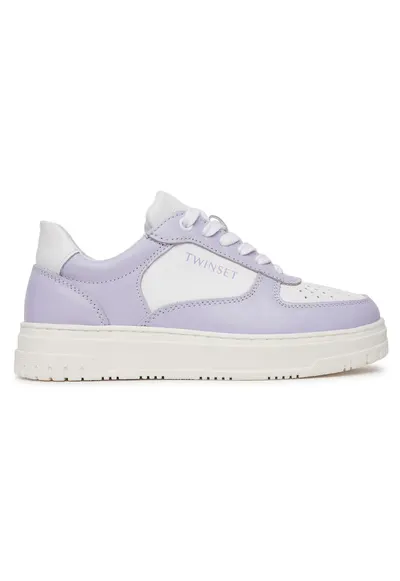 Tenisi dama - 11862 251GCJ01E - piele naturala - alb/violet