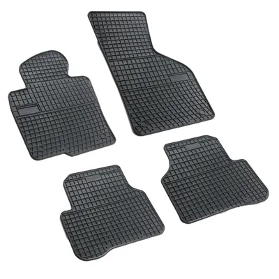 Set covorase auto din cauciuc Volkswagen Passat B6 2005-2010 B7 2010-2014 Cc 2008-, presuri FROGUM, negre, 4 buc.