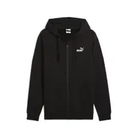 Geacă alergare bărbați cu glugă Essentials No. 1 Logo, gri PUMA