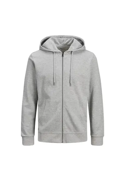 Hanorac JACK &JONES Basic - 12181901-Light Grey Melange REG 16561 - Gri