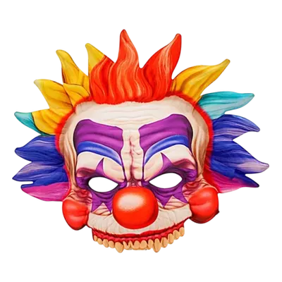 Masca clown ticnit