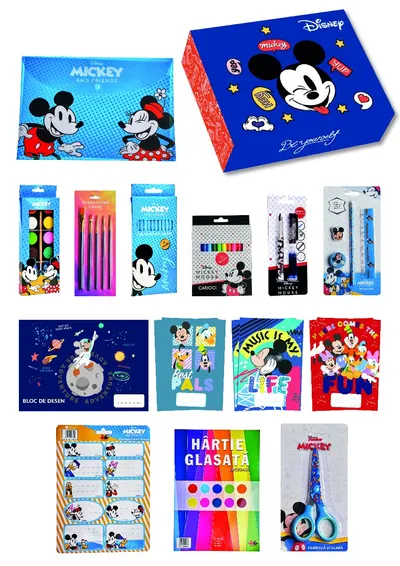 Cutia scolarului clasele 2-4 Mickey