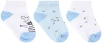 Șosete de vară pentru bebeluși KikkaBoo Stripy Friends - 6-12 luni, 3 buc
