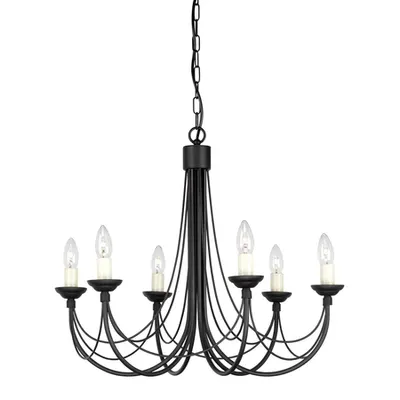 Corp de iluminat suspendat, lustra Carisbrooke 6 Light Chandelier