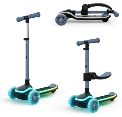 Trotinetă pentru copii KinderKraft - Raket UP, Blue