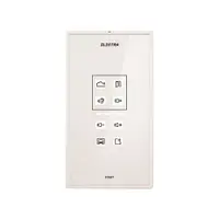 Interfon de interior audio Electra ATM.0S083.ELWTL, tastatura touch iluminata, ecran sticla, alb