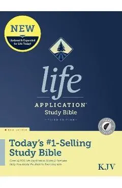 KJV Life Application Study Bible, Third Edition (Red Letter, Hardcover, Indexed)