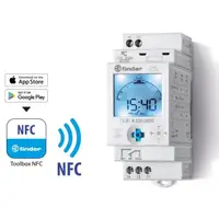 Ceas programabil digital cu comutatie dupa programul Astro 1CO 16 A Finder 12.81.8.230.0000
