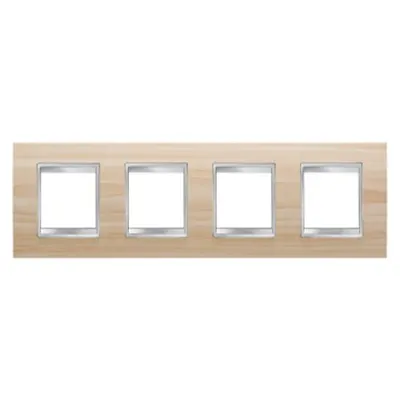 Placa ornament CProiector HORUS LUX international - IN TECHNOPOLYMER finisaj lemnING - 2+2+2+2 modul HORIZONTAL - MAPLE - CProiector HORUS