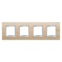 Placa ornament CProiector HORUS LUX international - IN TECHNOPOLYMER finisaj lemnING - 2+2+2+2 modul HORIZONTAL - MAPLE - CProiector HORUS
