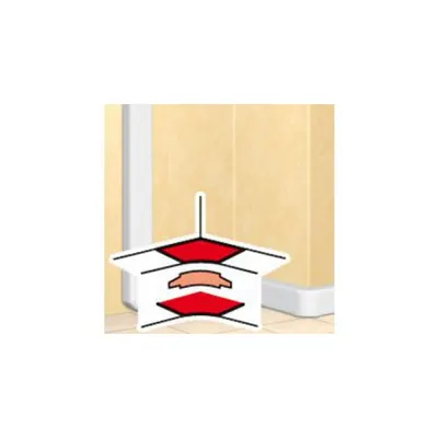 Internal bend 85-95° - pentru capac flexibil DLP trunking 50x105