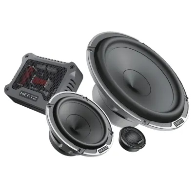 Difuzoare auto Hertz Mille Pro MPK 163.3, set sistem 3 căi, 165mm, 150W RMS, 4Ω, 6 difuzoare + accesorii