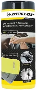 Șervețele umede pentru interiorul mașinii Dunlop - 40 buc
