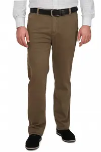 Pantaloni casual cu buzunar oblic, Realize, maro caramel (Marime pantalon: W31)