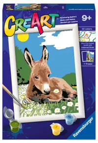 Set de pictură pe numere Ravensburger CreArt - Măgar