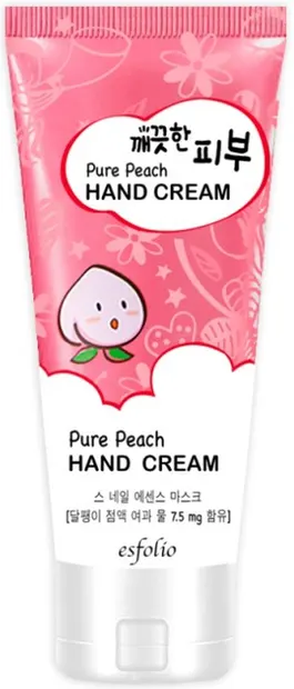Crema de maini cu piersici Pure Skin, 100ml, Esfolio