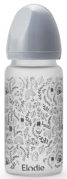 Biberon de sticlă Elodie - Monkey Sunrise, 270 ml