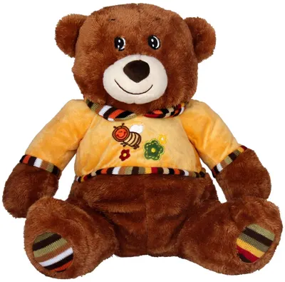Jucărie de pluș Amek Toys - Ursuleț de pluș cu bluză, 35 cm