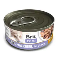Brit Care Cat Real Mackerel in Gravy 80 g