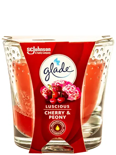 Glade Lumanare odorizanta 129 g Cherry & Peony