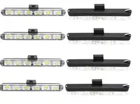 Set 8 lumini stroboscop galbene 6 LED grila telecomanda 12V
